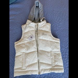 Guess white vest